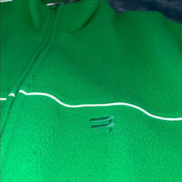 Balenciaga Green Tracksuit Fleece Jacket